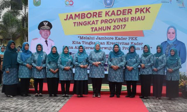 TP-PKK Kampar Ikut Jambore PKK Riau
